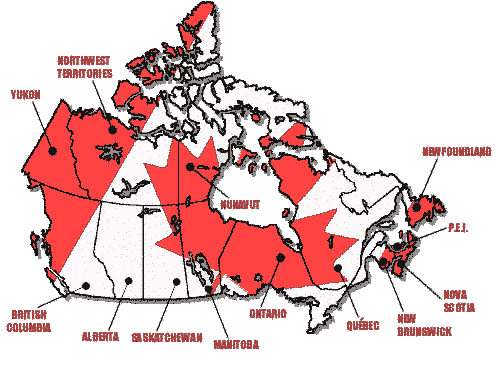 Map of Canada